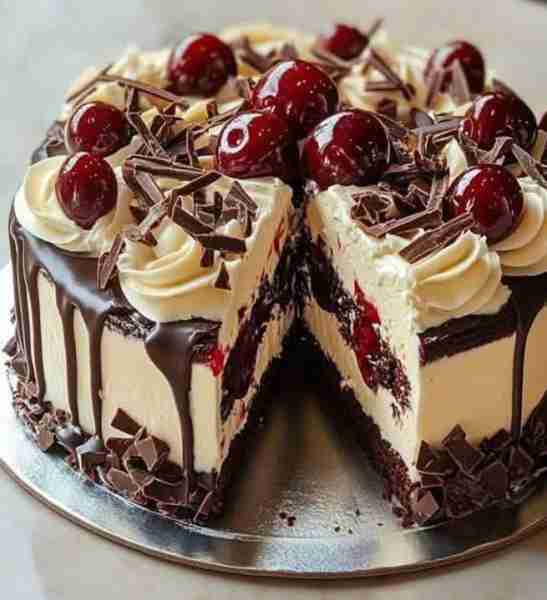 💕😋Ultimate Black Forest Cake💕😋 Ingredients: For the Chocolate Cake Layers: 1 ¾ cups all-purpose...