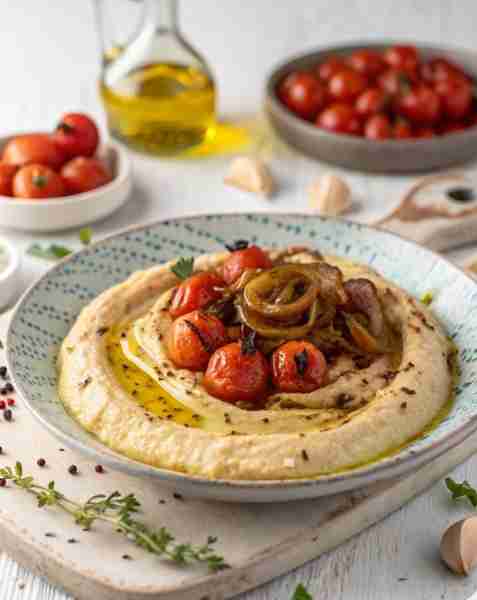 Nothing warms my heart more than a bowl of creamy Greek fava, crowned with caramelized onions and ro...