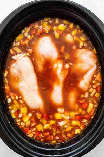 Slow Cooker Chicken Tortilla Soup Ingredients ▢28 oz. crushed tomatoes ▢15 oz. can black beans, drai...