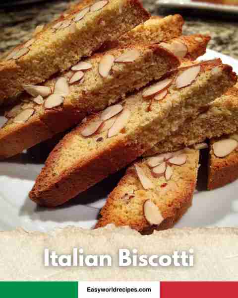 ☕ Italian Biscotti Crunchy almond cookies perfect for dipping in coffee or wine. What you need: – A...