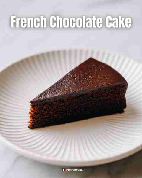 🍫 French Chocolate Cake Moist, rich, and deeply chocolatey. Needed: – 1 cup Dark chocolate – 1/2 cu...