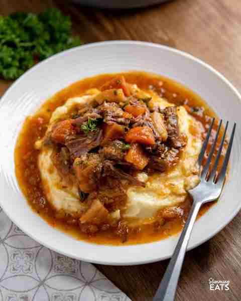 Hearty Oxtail Stew – fall off the bone tender oxtails cooked in a delicious vegetable packed broth t...
