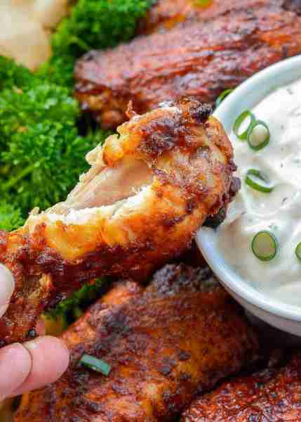 Fall-off-the-bone BBQ wings just in time for football season!