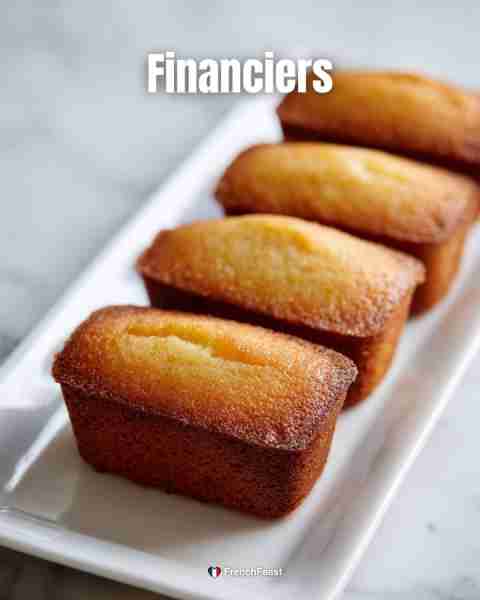 🍰 French Financiers Golden almond cakes, soft inside, slightly crisp outside. A perfect tea-time bi...