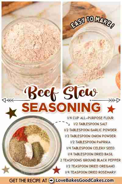 RECIPE - https://www.lovebakesgoodcakes.com/beef-stew-seasoning-mix/ Skip the store-bought packets,...