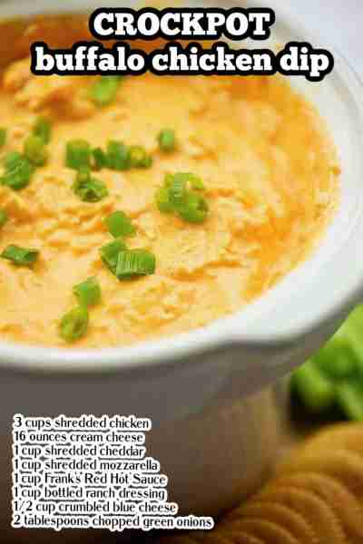 Recipe: https://www.bunsinmyoven.com/crockpot-buffalo-chicken-dip/ Our Crockpot Buffalo Chicken Dip...