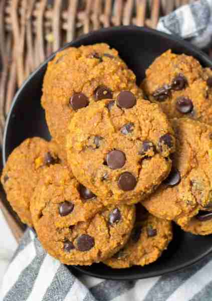 These Pumpkin Cookies come to about one net carb each! The ultimate low-carb fall dessert!