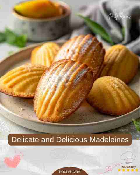 Delicate and Delicious Madeleines If you want a simple French dessert that is beyond delicious then...