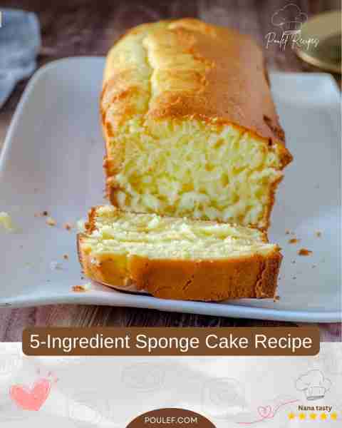 5-Ingredient Sponge Cake Recipe This is the perfect sponge cake every single time. Sponge cakes are...