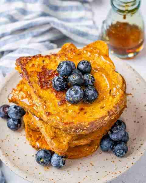 Fall in love with this hearty breakfast all year round with our scrumptious Pumpkin French Toast rec...