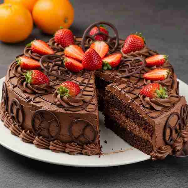 Moist Chocolate Cake 😋😍 Ingredients: For the sponge cake: 3 eggs ½ cup vegetable oil (120 ml) 1 cu...