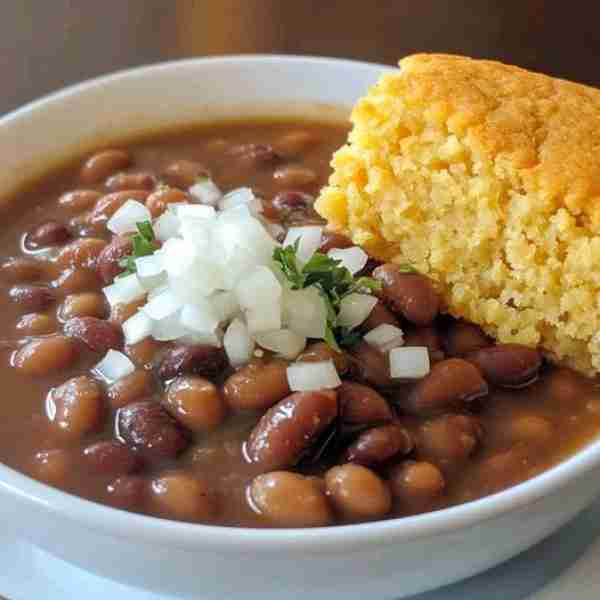 Sometimes I get up early in the morning and put on a big pot of beans, just like my Mom used to do....
