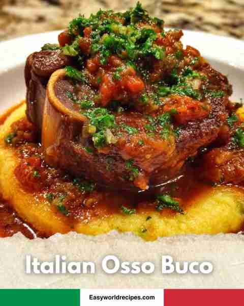 🥩 Italian Osso Buco Tender veal shanks braised in wine + herbs. Served over creamy polenta. You’ll...