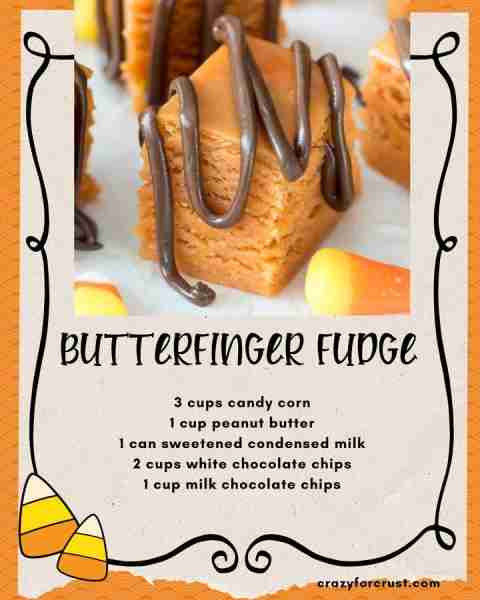 🧡💛 Butterfinger Fudge 💛🧡 Get recipe in first comment below. 👇