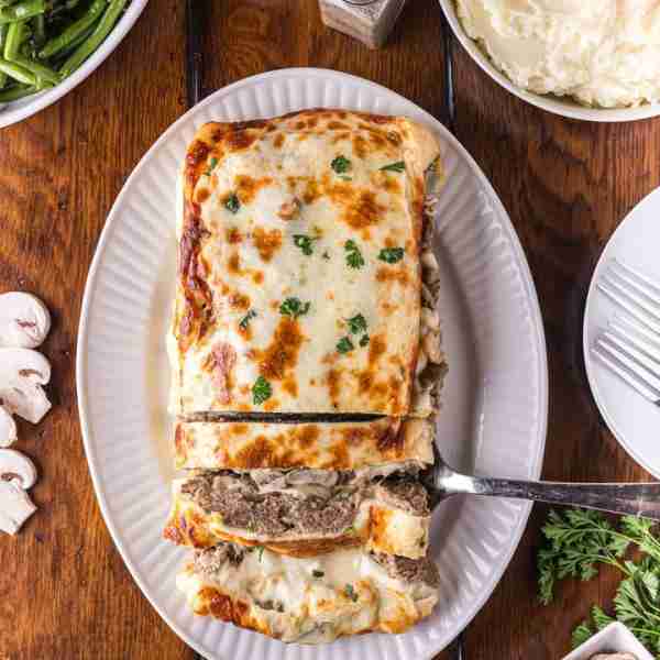 Easy Stuffed Philly Cheesesteak Meatloaf with Peppers & Onions! 💖 Everyone Loves it & Never any Lef...