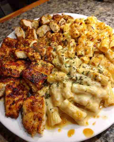 Creamy Velveeta Cajun Chicken with Penne Mozzarella Sauce Ingredients: 1.5 lbs boneless, skinless ch...