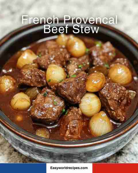 So easy, so good. French Provençal Beef Stew recipe below ⬇️
