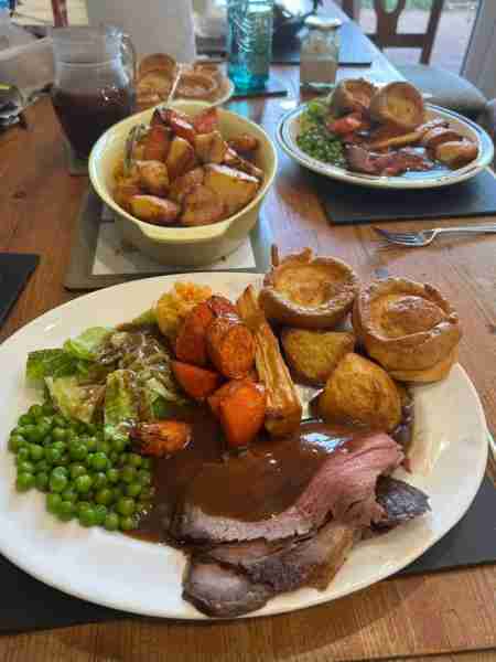 Sunday Roast beef and yorkies by Kate C