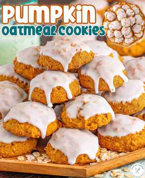 These Pumpkin Oatmeal cookies are a must bake for fall!