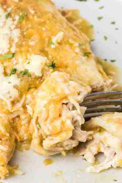 🍗 Creamy Chicken Enchiladas 🤩 Get RECIPE in first comment below 👇
