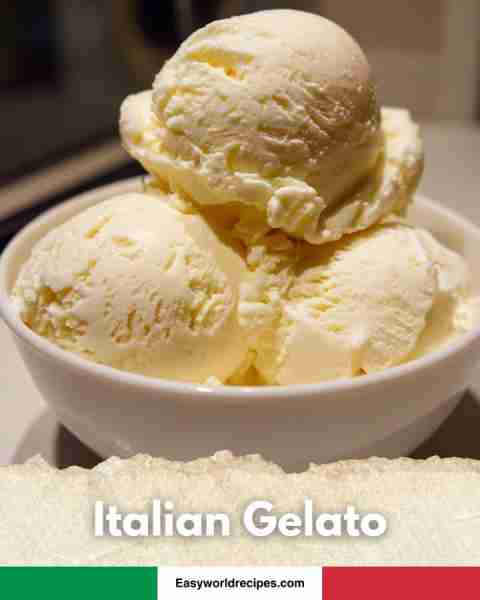 🍨 Italian Gelato Silky, creamy, and smoother than ice cream. A true Italian classic! What you need:...