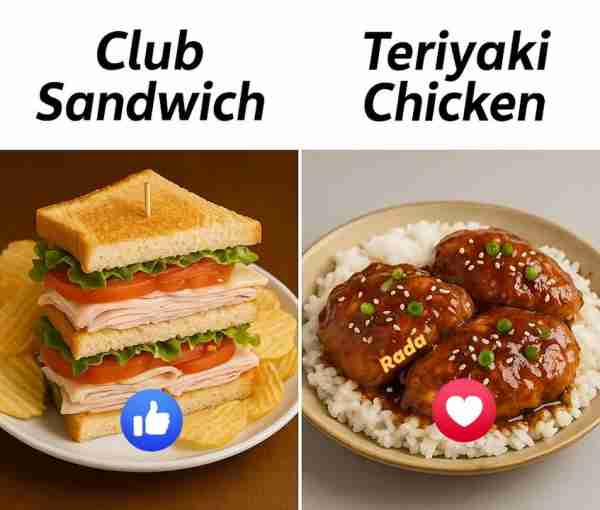 🥪🥓 Club Sandwich A club sandwich is a triple-layered delight stacked with toasted bread, lettuce,...