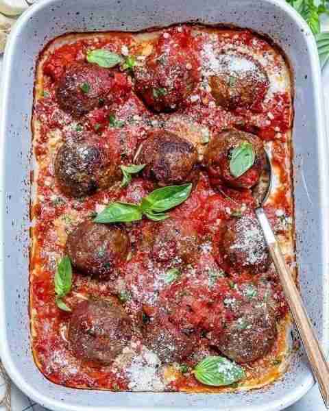 Italian Baked Meatballs 🍅 The PERFECT comfort food! 😍