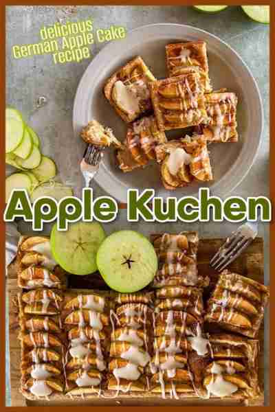 Apple Kuchen! 💖 A traditional German apple cake! 💖 RECIPE BELOW!
