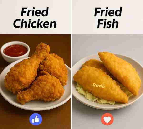 🍗🔥 Fried Chicken Fried chicken is a golden, crispy dish where chicken pieces are coated in seasone...