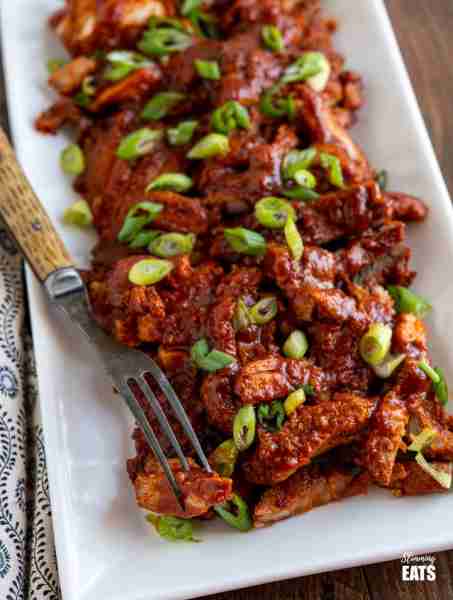 Stove Top BBQ Pork – if you love barbecue pork, you will love this easy and delicious family friendl...