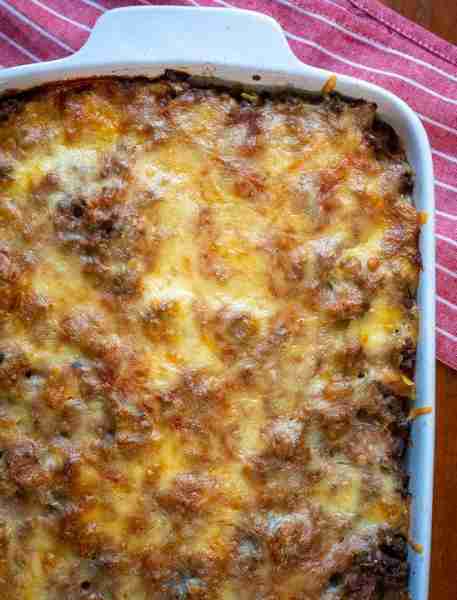 Sauerkraut Caserole Ingredients 2 pounds ground beef 1 medium white onion, chopped 2 teaspoons garli...