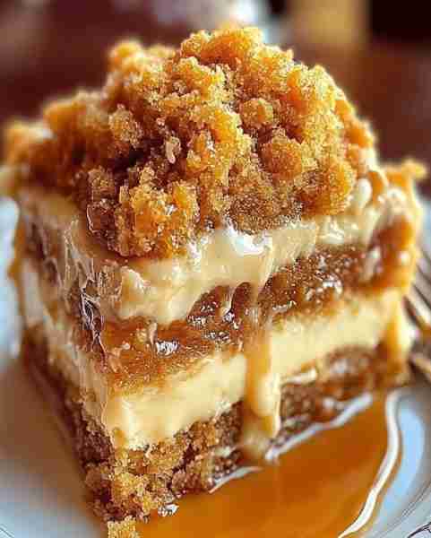 🍂 Autumn Pumpkin Spice Crumble Cake 🍰 Ingredients: 1 cup all-purpose flour 1 cup packed light bro...