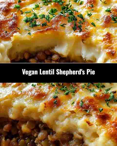 Comfort food meets plant-based goodness! This Vegan Lentil Shepherd's Pie is hearty, delicious, and...