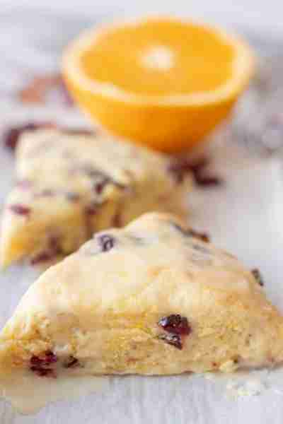 😍 Cranberry Orange Scones 🍊 Get RECIPE in first comment below 👇