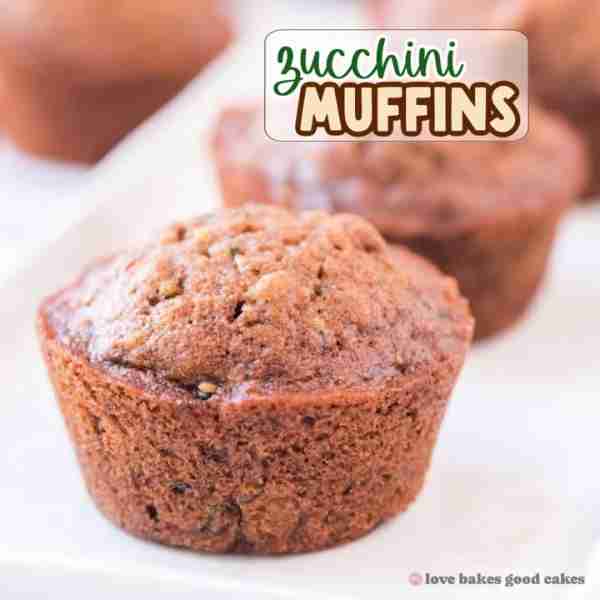 These perfectly spiced and moist Zucchini Muffins make a great snack or breakfast treat and are a gr...