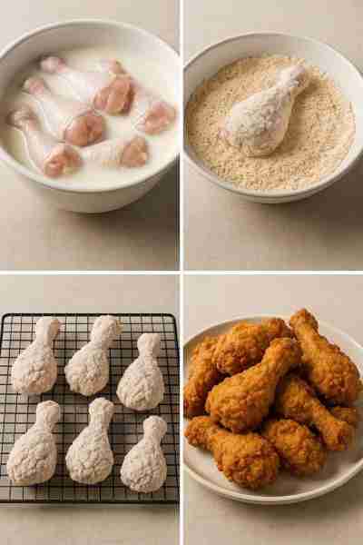 Quick & Easy Homemade KFC-Style Chicken!