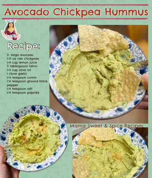 I love avocado and chickpeas! So Creamy Avocado Hummus Perfect for weekend parties and get together!...