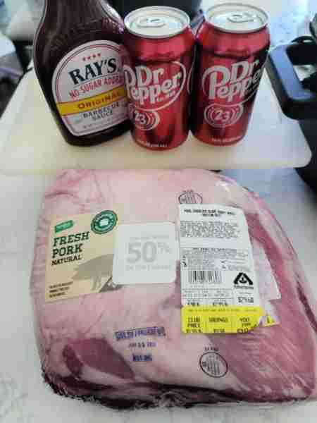 Dr Pepper Pulled Pork Crock Pot Recipe Ingredients 5 lb Pork Butt 3-4 cans Dr Pepper 18 Ounce Barbec...