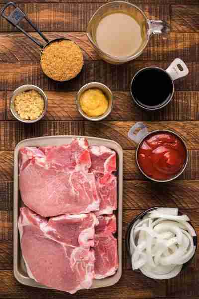 Slow Cooker Style Pork Chops Ingredients 4-6 pork chops bone-in or boneless or you can use pork roas...