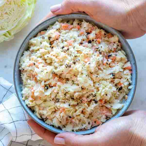 CFC’s Healthier “KFC” Coleslaw - LOVE this with our Parmesan Crusted Chicken recipe! <3 This recipe...