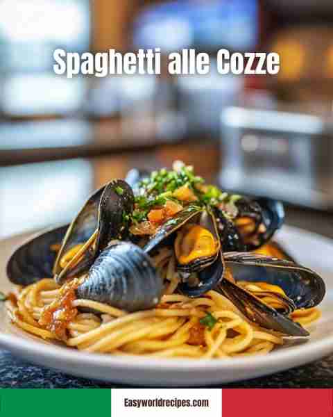 🍝 Spaghetti alle Cozze An elegant pasta with fresh mussels and light tomato sauce. Ingredients • Sp...