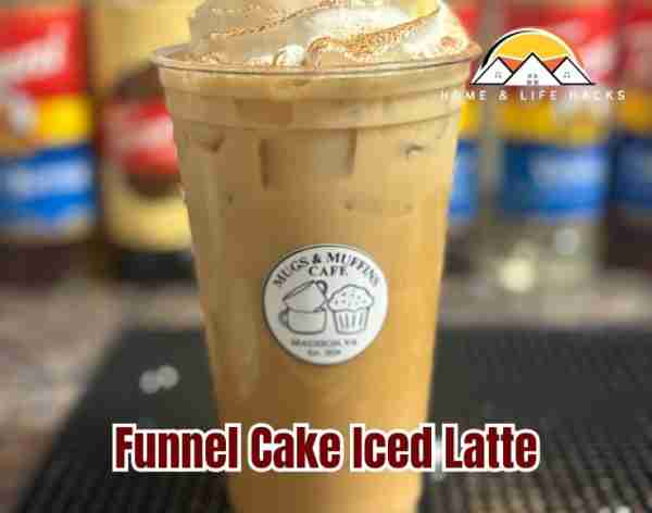 Funnel Cake Iced Latte Ingredients: - Espresso or Strong Coffee: 1-2 shots - Milk: 1 cup (use any ty...