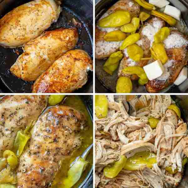 ⚠️🎉NEW RECIPE!! This Mississippi Chicken is so easy, juicy, and full of flavor. With both stovetop...