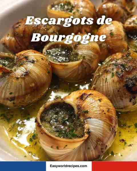 🌀🇫🇷 Escargots de Bourgogne A Burgundy specialty of tender snails baked in garlic butter, parsley, a...