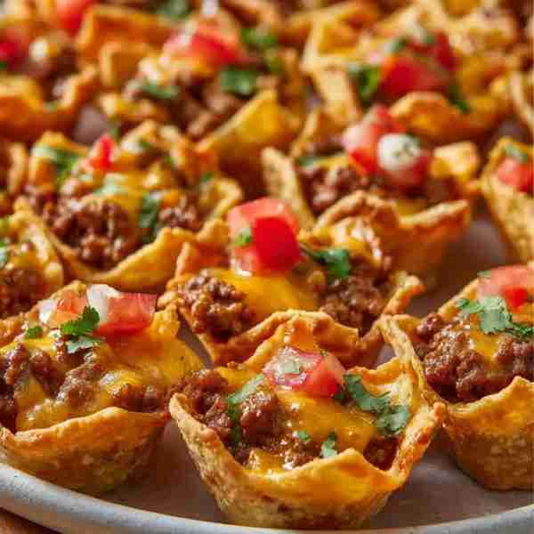Irresistible Taco Ranch Bites – Perfect for Party Appetizers Ingredients: 1 lb lean ground beef 1 pa...