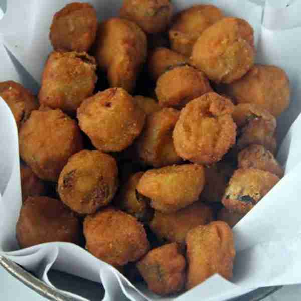Our Best Southern Fried Okra! 💚 Pure Incredible! A Southern Classic! Fried golden brown, crunchy &...