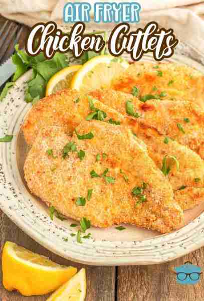 A tasty and versatile recipe, these Air Fryer Chicken Cutlets make a light and healthy dinner meal t...