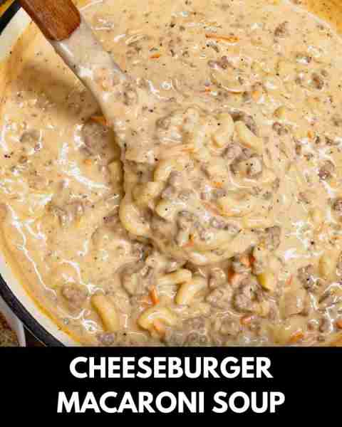 If you love the flavors of a classic cheeseburger, this creamy, cheesy Cheeseburger Macaroni Soup wi...