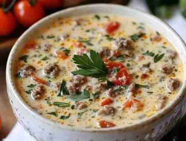 1 lb Italian sausage, casing removed 1 onion, diced 3 garlic cloves, minced 1/2 tsp red pepper flake...
