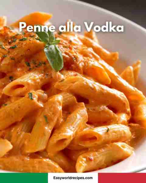 Penne alla Vodka — creamy pasta recipe below 🇮🇹❤️